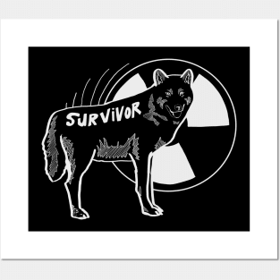 Radioactive "Nuclear Wolf" Survivor Posters and Art